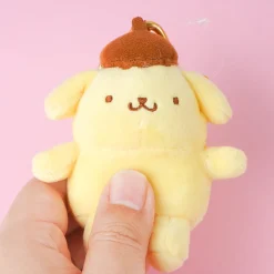 Pompompurin Plushie Charm With Heart Carabiner - Mini