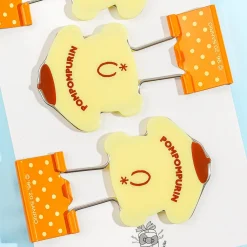 Pompompurin Polka Dot Binder Clip Set - 3 pcs