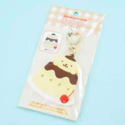 Pompompurin Pudding Heart Ring Custom Keychain