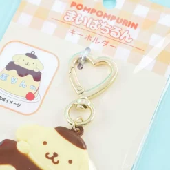 Pompompurin Pudding Heart Ring Custom Keychain