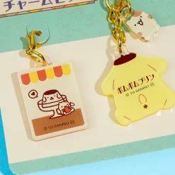 Pompompurin Retro Acrylic Charm Set - 2 pcs