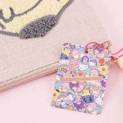Pompompurin Sagara Embroidery Flat Pouch