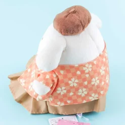 Pompompurin Sakura Checkered Kimono Plushie - Medium