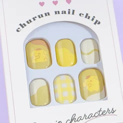 Pompompurin Stick-On Nail Tips - Short