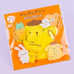 Pompompurin Team Pudding Acrylic Photo Clip Set - 4 pcs