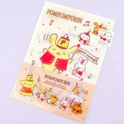 Pompompurin 25th Anniversary A4 File Folder + Face Mask Case