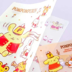 Pompompurin 25th Anniversary A4 File Folder + Face Mask Case