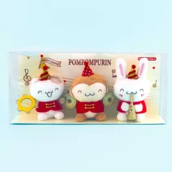 Pompompurin 25th Anniversary Marching Band Moving Plushie Set