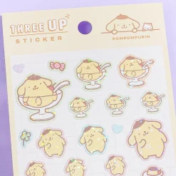 Pompompurin Three-Up Sparkling Sticker Sheet