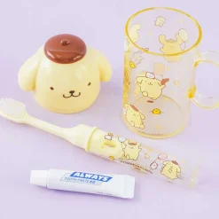 Pompompurin Toothbrush Set With Cup