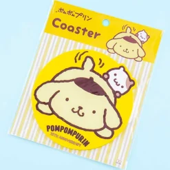 Pompompurin Wagging 25th Anniversary Coaster