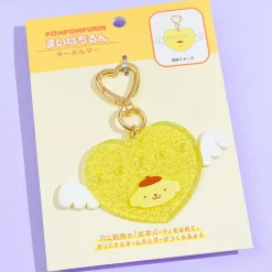 Pompompurin Winged Heart Custom Charm