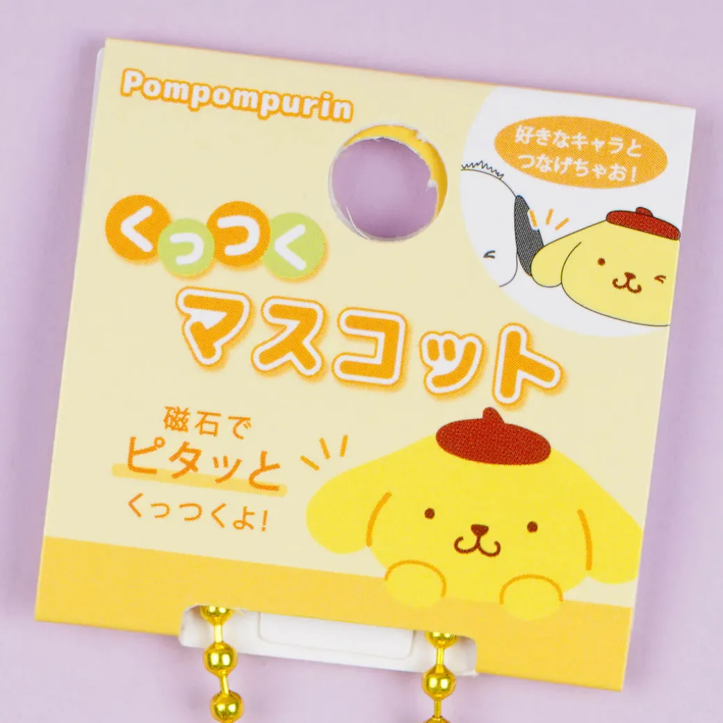 Pompompurin Wink Cheek To Cheek Magnet Plushie Charm
