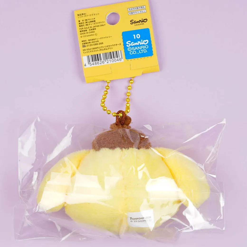Pompompurin Wink Cheek To Cheek Magnet Plushie Charm