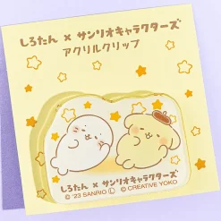 Pompompurin x Sirotan Roll Around Acrylic Clip