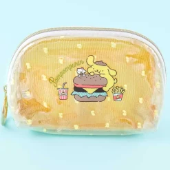 Pompompurin Yummy Hamburger Clear Pouch