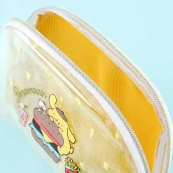 Pompompurin Yummy Hamburger Clear Pouch