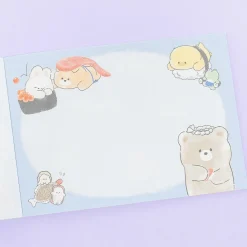 Potato Club Sushi Animals Memo Pad