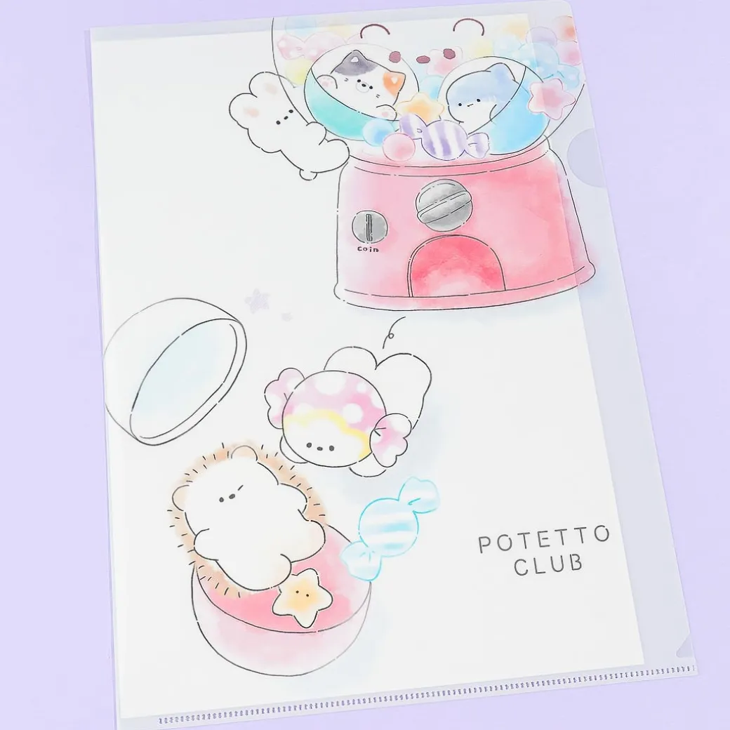 Potetto Club Gacha Fun A4 File Folder