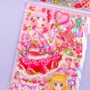 Princess Dress Up Puffy Sticker Set - Berry Rouge