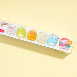 Puccho Chewy Candy with Sumikko Gurashi Eraser Figure - Peach