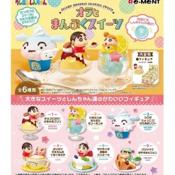 Re-Ment Crayon Shin-Chan Manpuku Sweets