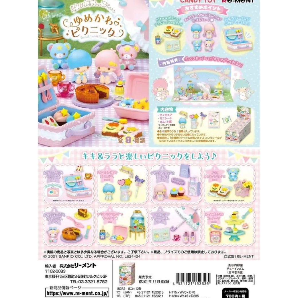 Re-Ment Little Twin Stars Yumekawa Picnic