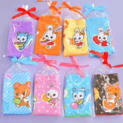 Retro Animal Mini Towel With Gift Pouch