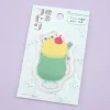 Retro Cafe Coffee Sticky Notes - Melon Soda Cat