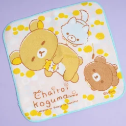 Rilakkuma & Chairoikoguma Sleepy Hamster Hand Towel
