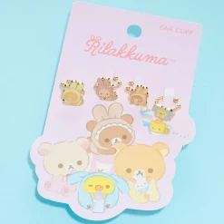 Rilakkuma & Friends Bunny Time Ear Cuffs Set - 4 pcs