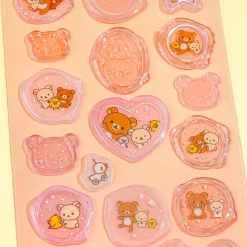 Rilakkuma & Friends Clear Character Cut Stickers