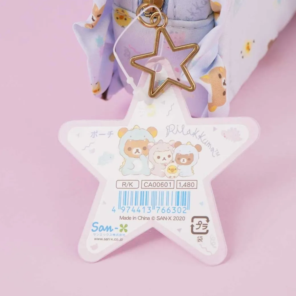 Rilakkuma & Friends Dino Fun Frilly Pouch