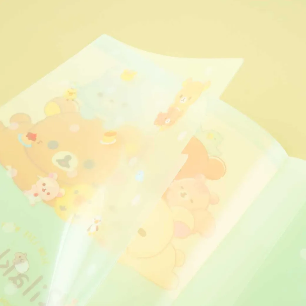 Rilakkuma & Friends Double-Page File Folder