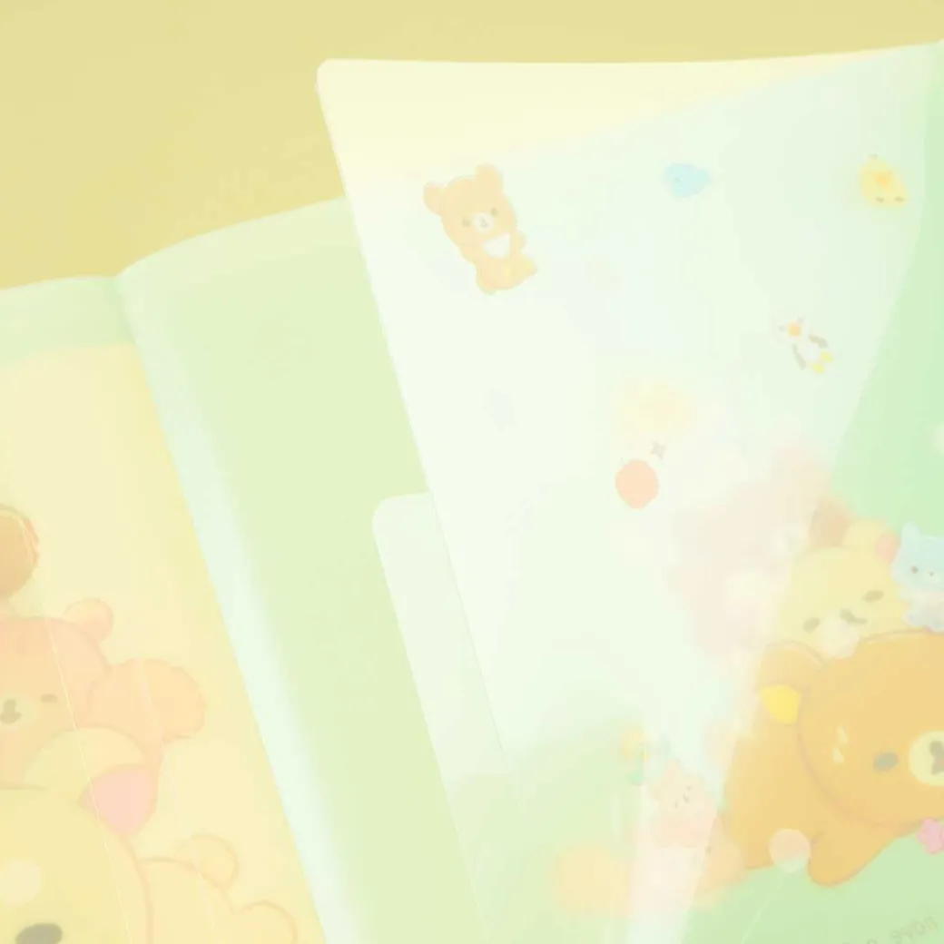 Rilakkuma & Friends Double-Page File Folder