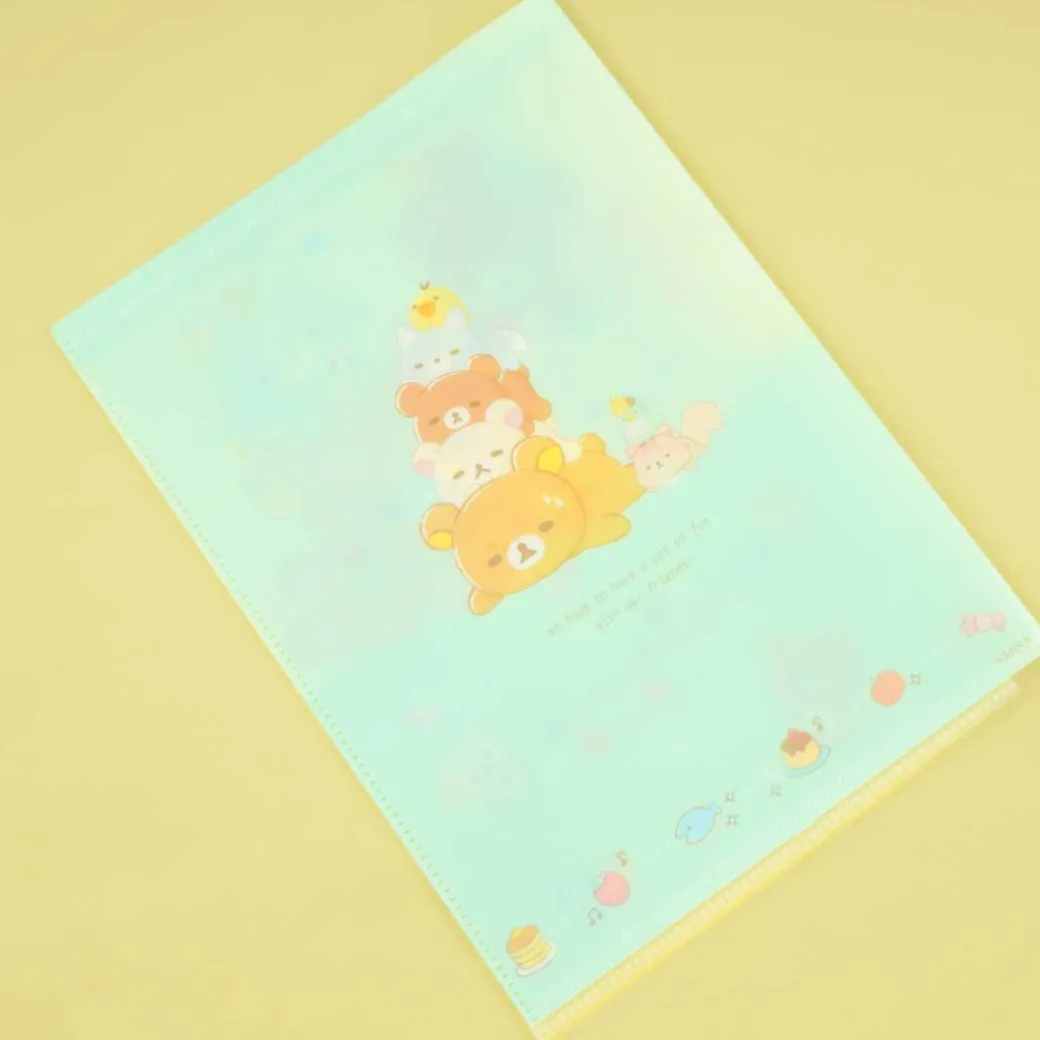 Rilakkuma & Friends Double-Page File Folder