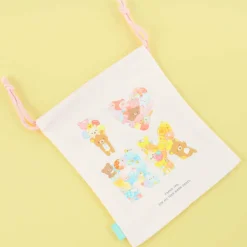 Rilakkuma & Friends Warm Smiles Drawstring Pouch