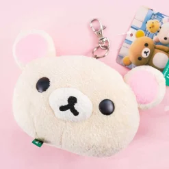 Rilakkuma & Kaoru-san Big Head Pass Case - Korilakkuma
