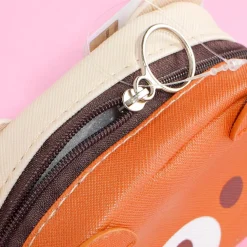 Rilakkuma & Korilakkuma Face Double-Sided Pouch