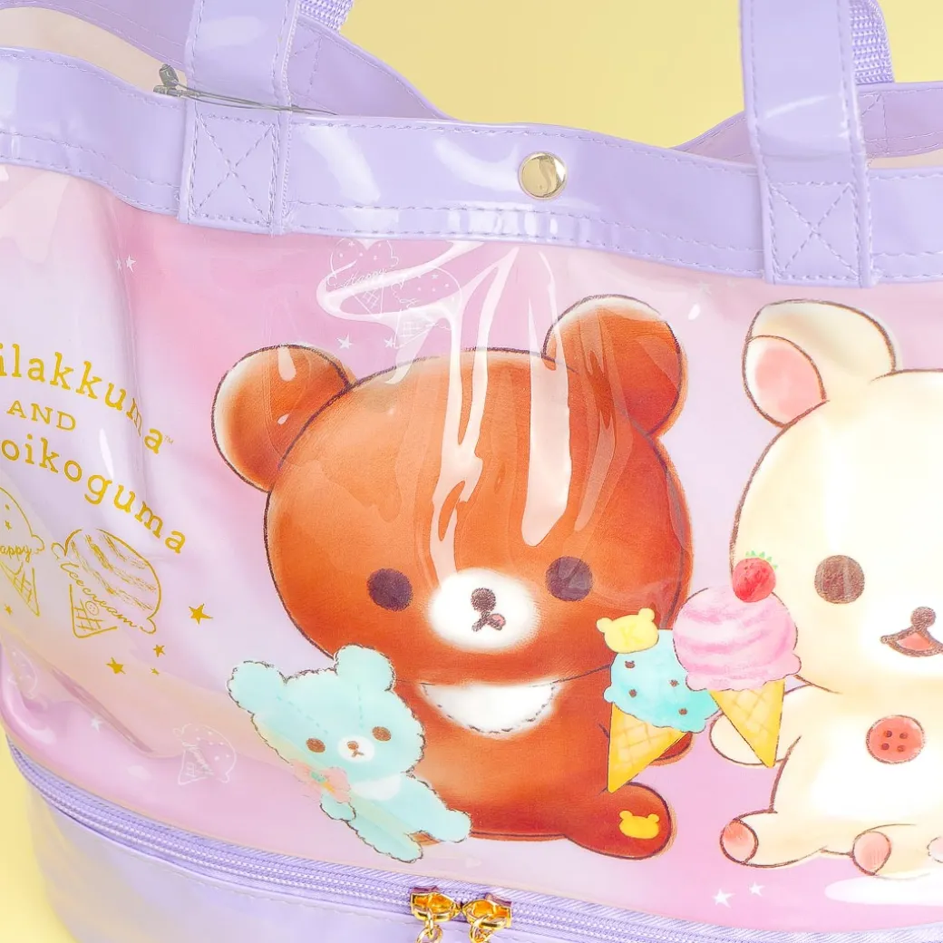 Rilakkuma & Korilakkuma Ice Cream Vinyl Summer Bag