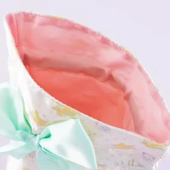 Rilakkuma and Korilakkuma Fluffy Dream Drawstring Pouch