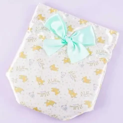 Rilakkuma and Korilakkuma Fluffy Dream Drawstring Pouch