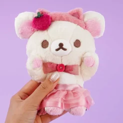 Rilakkuma and Strawberry Cat Plushie - Korilakkuma / Medium