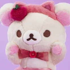Rilakkuma and Strawberry Cat Plushie - Korilakkuma / Medium