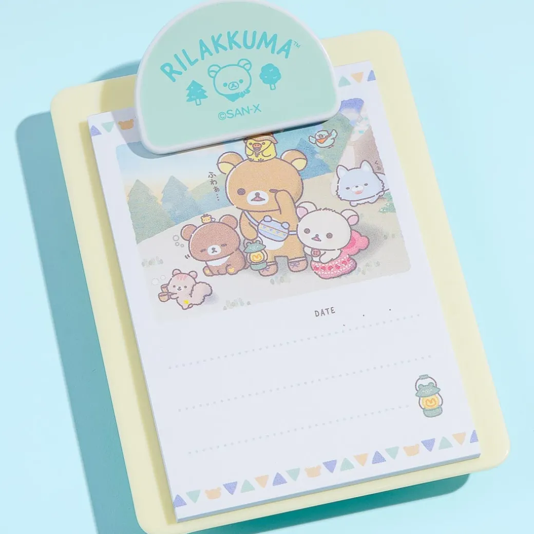 Rilakkuma Camping Day Clipboard Memo Pad