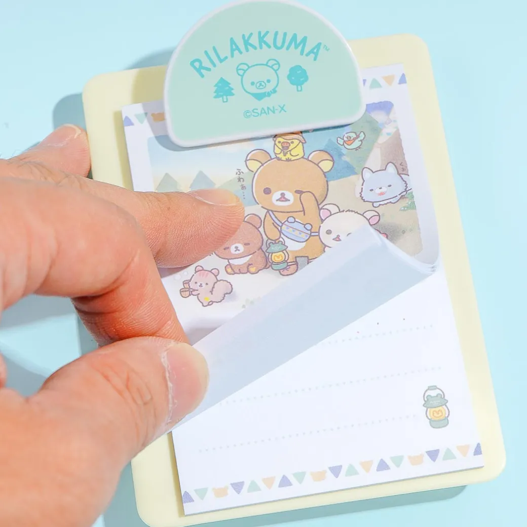 Rilakkuma Camping Day Clipboard Memo Pad