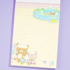 Rilakkuma Cat Bath Memo Pad
