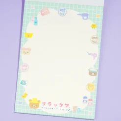Rilakkuma Cat Bath Memo Pad