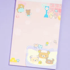 Rilakkuma Cat Bath Memo Pad