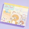 Rilakkuma Cat Bathhouse Mini Memo Pad